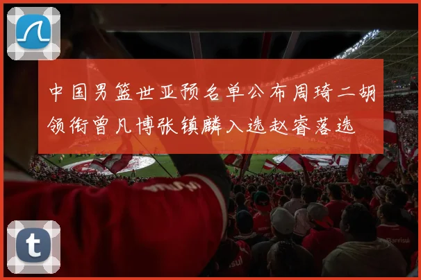 中国男篮世亚预名单公布周琦二胡领衔曾凡博张镇麟入选赵睿落选
